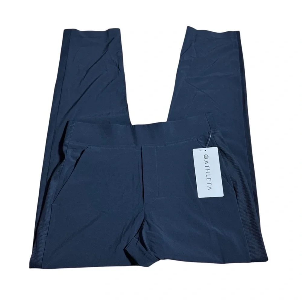 Athleta Brooklyn Mid Rise Ankle Pant NWT Navy - Picture 9 of 10